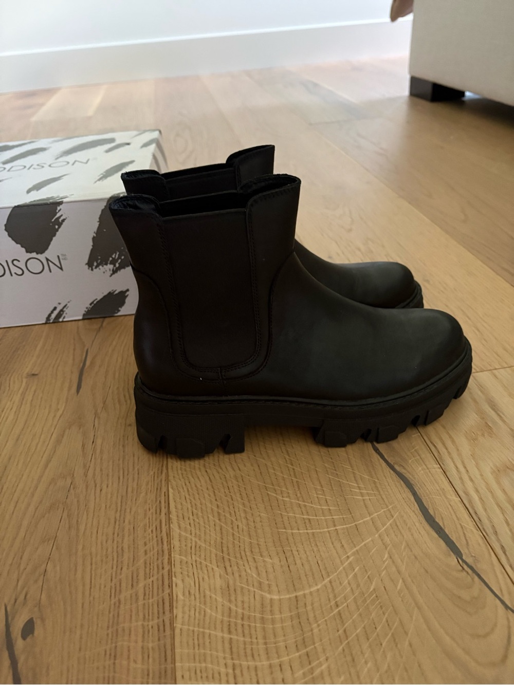 Black Chunky boots